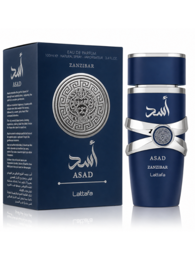 Lattafa Asad Zanzibar – 100ML | 100% Original