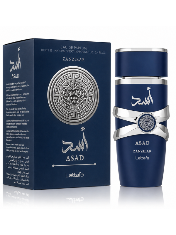 Lattafa Asad Zanzibar – 100ML | 100% Original