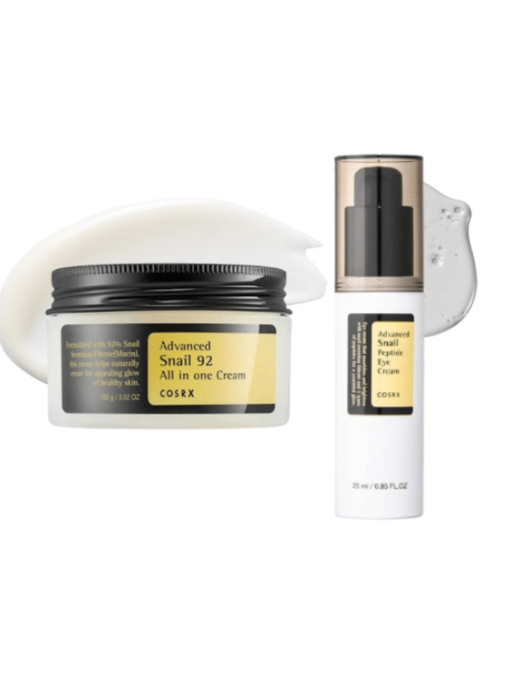 COSRX Advanced Snail Repair Duo – All-In-One Cream & Peptide Eye Cream - Image 2