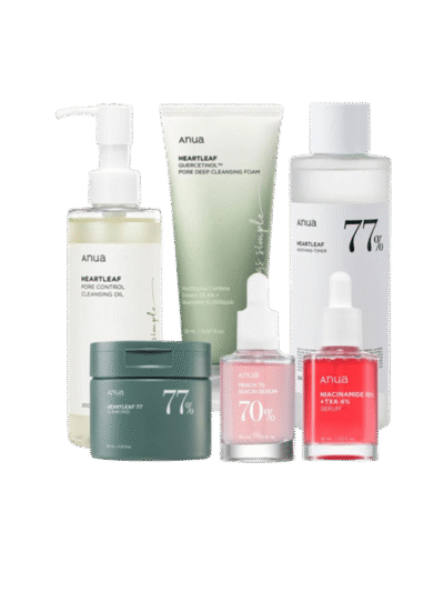 ANUA Heartleaf & Niacinamide Skincare Bundle