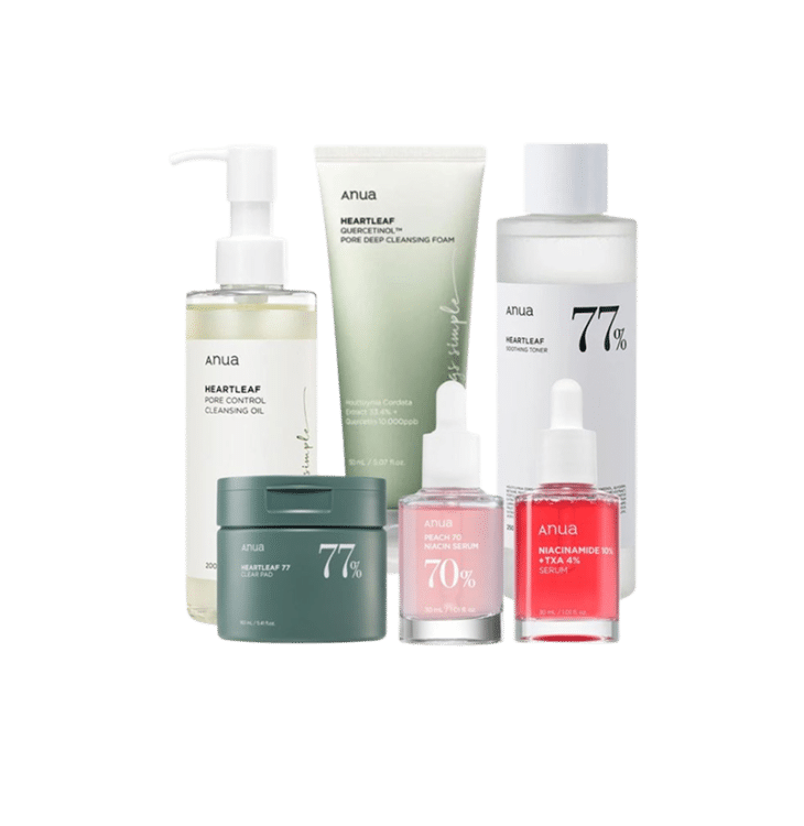 ANUA Heartleaf & Niacinamide Skincare Bundle