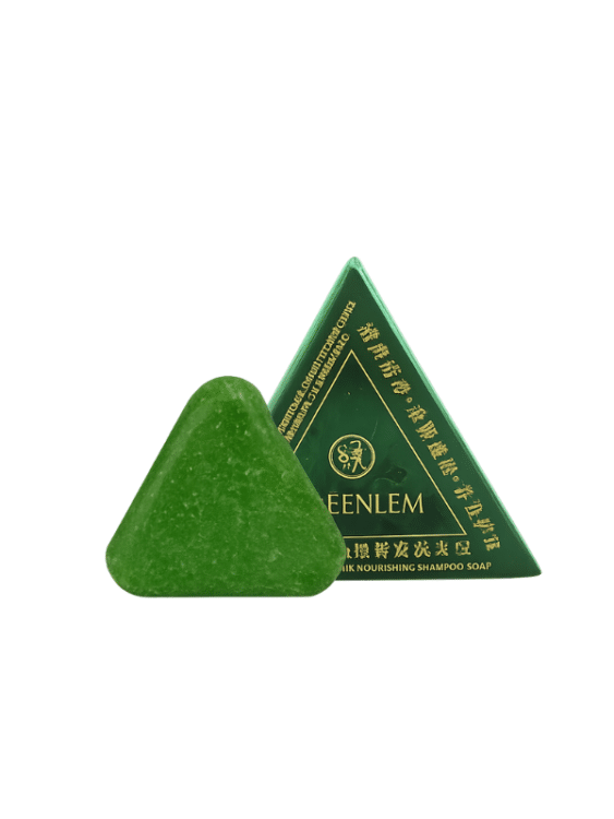 GREENLEM Usman Grass Black Hair Nourishing Shampoo Soap - Image 2