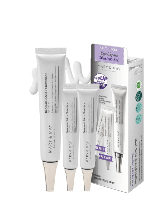 Mary&May Tranexamic Acid + Glutathione Eye Cream Special Set - Image 2