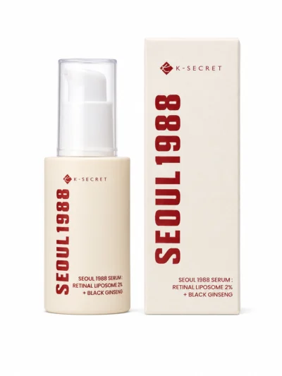 K-Secret SEOUL 1988 Serum: Retinal+Black Ginseng – 30ml