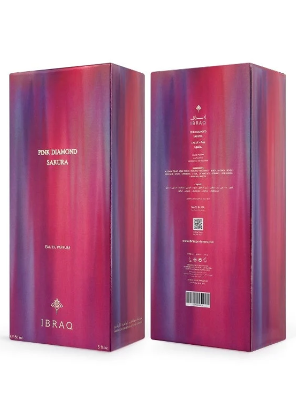IBRAQ Pink Diamond Sakura – 150ML | 100% Original - Image 2