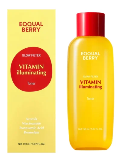 EQQUALBERRY Glow Filter Vitamin Illuminating Toner – 150ml