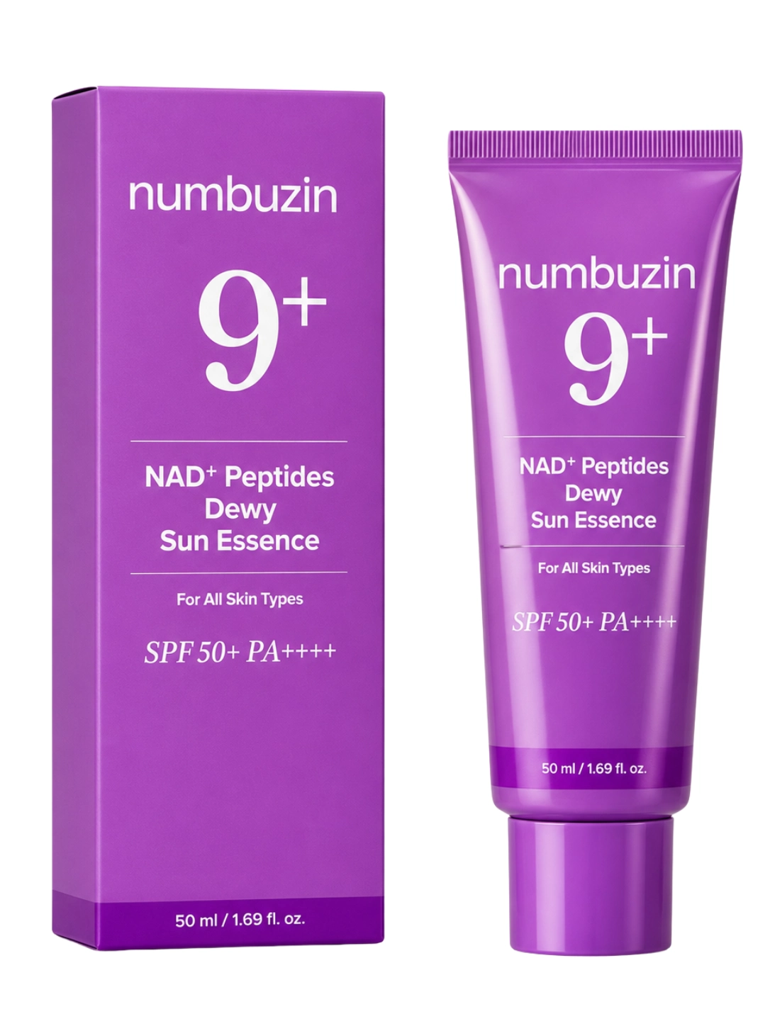 Numbuzin No.9+ NAD+ Peptides Dewy Sun Essence – 50ml